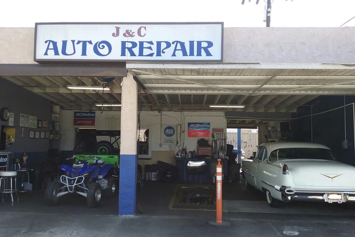 J & C Auto Repair storefront in Hawaiian Gardens